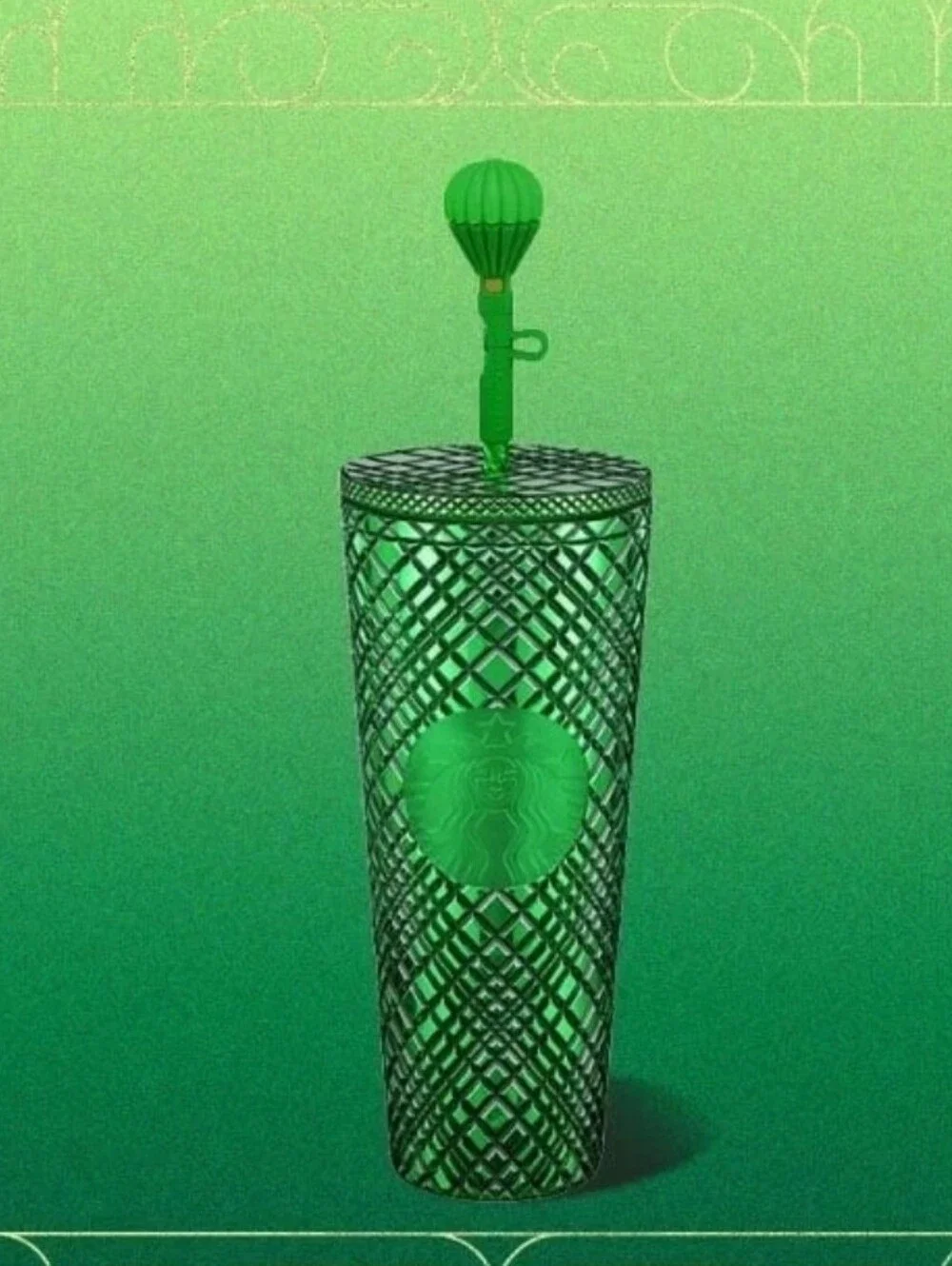 Starbucks textured lattice